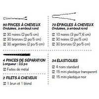 200 Pieces Hair Accessory Kit - BESHRACCUCC