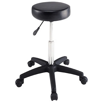 Tabouret Noir à Siège Rond - BES863BKUCC