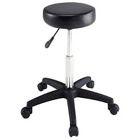 Black Round Seat Stool - BES863BKUCC
