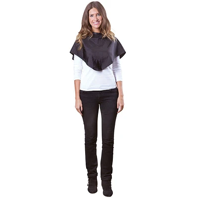 Crinkle  Nylon Comb-Out Cape - BESCOMOUTUCC
