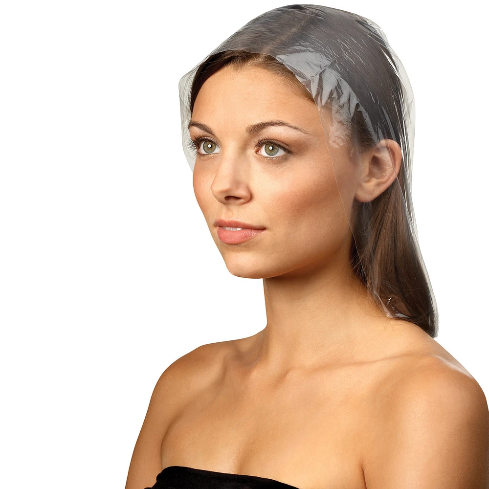 Disposable Clear Plastic Caps '' Pop Ups'' - BES625POPUCC