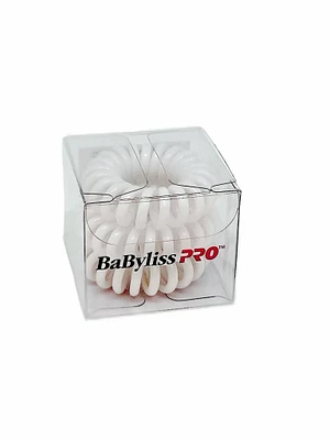White Traceless Hair Rings - BESHRWHUCC