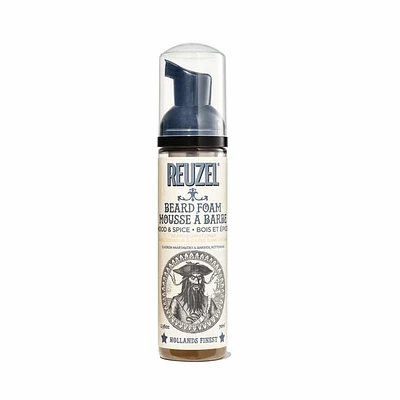 REUZEL - HOLLAND'S FINEST Mousse à Barbe Bois & Épices 70ml (2.5 oz)