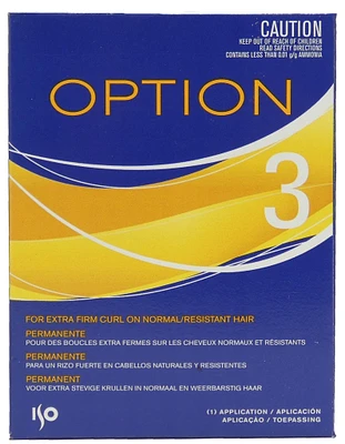 ISO - OPTION 3 Permanente pour Boucles Extra Fermes sur Cheveux Normaux et Résistants