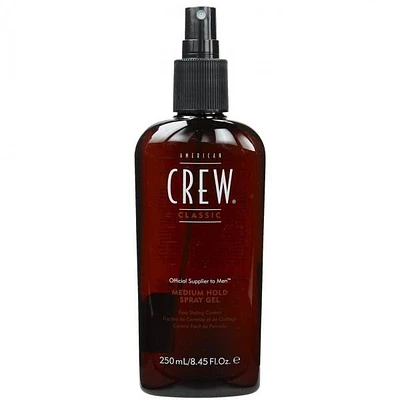 AMERICAN CREW - COIFFANT | MEDIUM HOLD Spray Gel / Gel de Coiffage Fixation Souple (250ml / 8.45 oz)