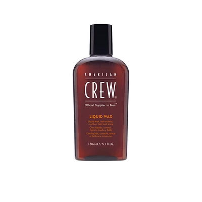 AMERICAN CREW - COIFFANT | LIQUID WAX Hair Control, Medium Hold and Shine / Cire Liquide, Contrôle, Tenue et Brillance Moyenne (150ml / 5.1 oz)