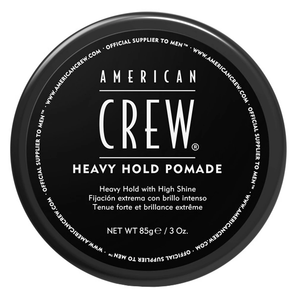 AMERICAN CREW - COIFFANT | HEAVY HOLD POMADE Heavy Hold With Hight Shine / Tenue Forte et Brillance Extrême 85g (3 oz)