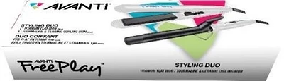 Combo Fer Plat - Fer à Friser - Avanti Freeplay - AFR4PPC