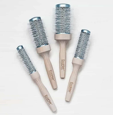 ECOHAIR | THERMAL Brosse en Bambou Écologique Poils Ioniques