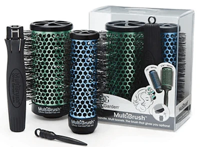 OLIVIA GARDEN - MULTIBRUSH Brosse à Tête Interchangeable - Ensemble 3 pièces - MB-KT01
