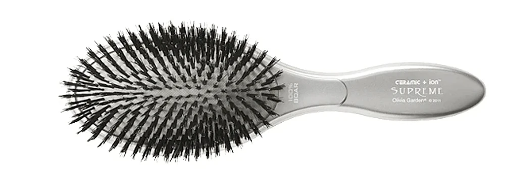 CERAMIC + ION | SUPREME & STYLER Brosse Ovale Poils Ioniques et Sanglier - CISP-BR