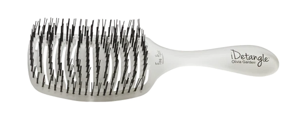 IDETANGLE Brosse Démêlante Courbée et Ventilée