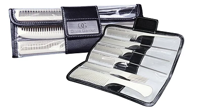 OLIVIA GARDEN - CARBOSILK Ensemble de Peignes en Carbone pour Services Technique et Chimique - CS-TP1