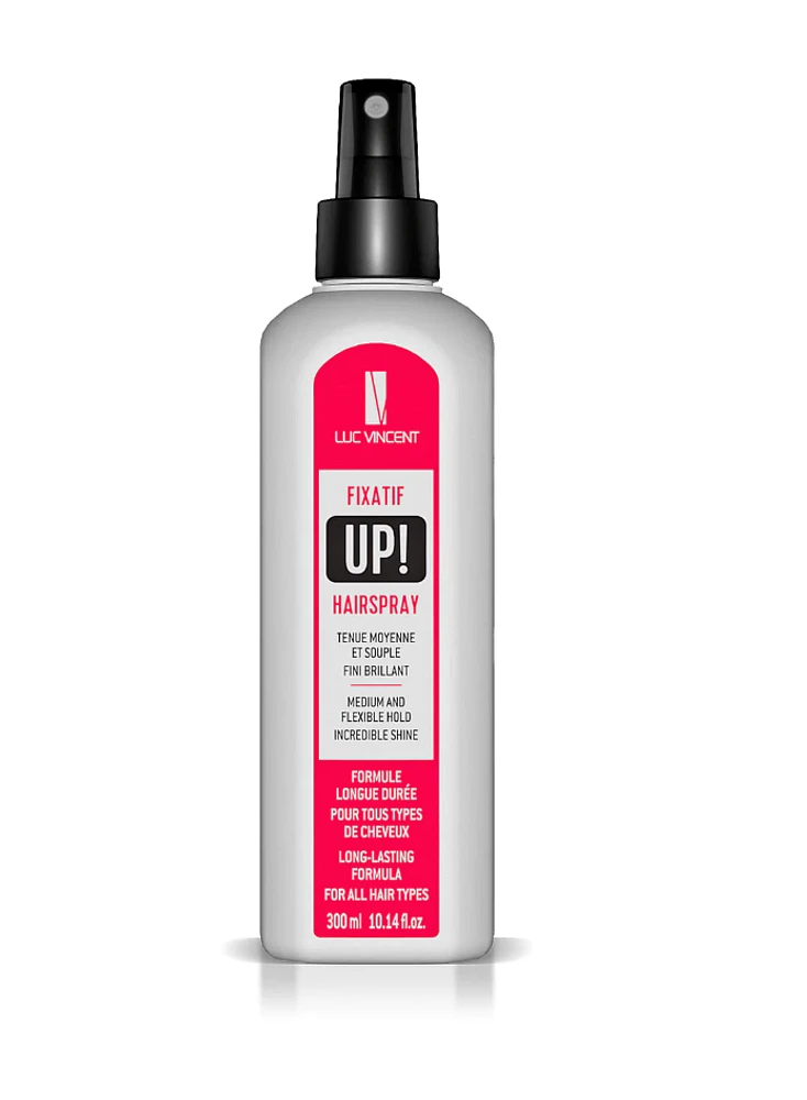 LUC VINCENT - UP! Hairspray Medium And Flexible Hold / Fixatif Tenue Moyenne et Souple (300ml/10.14oz)