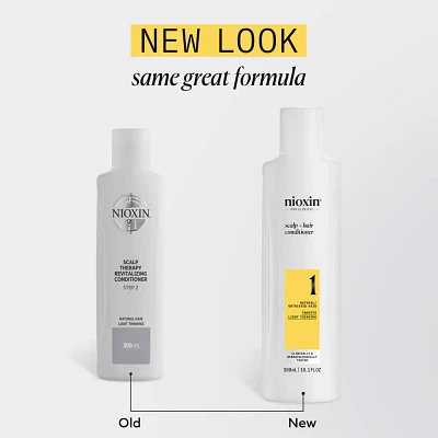 NIOXIN - SYSTÈME 1 Cheveux Naturels Légèrement Clairsemés | Revitalisant