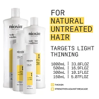 NIOXIN - SYSTÈME 1 Cheveux Naturels Légèrement Clairsemés | Revitalisant