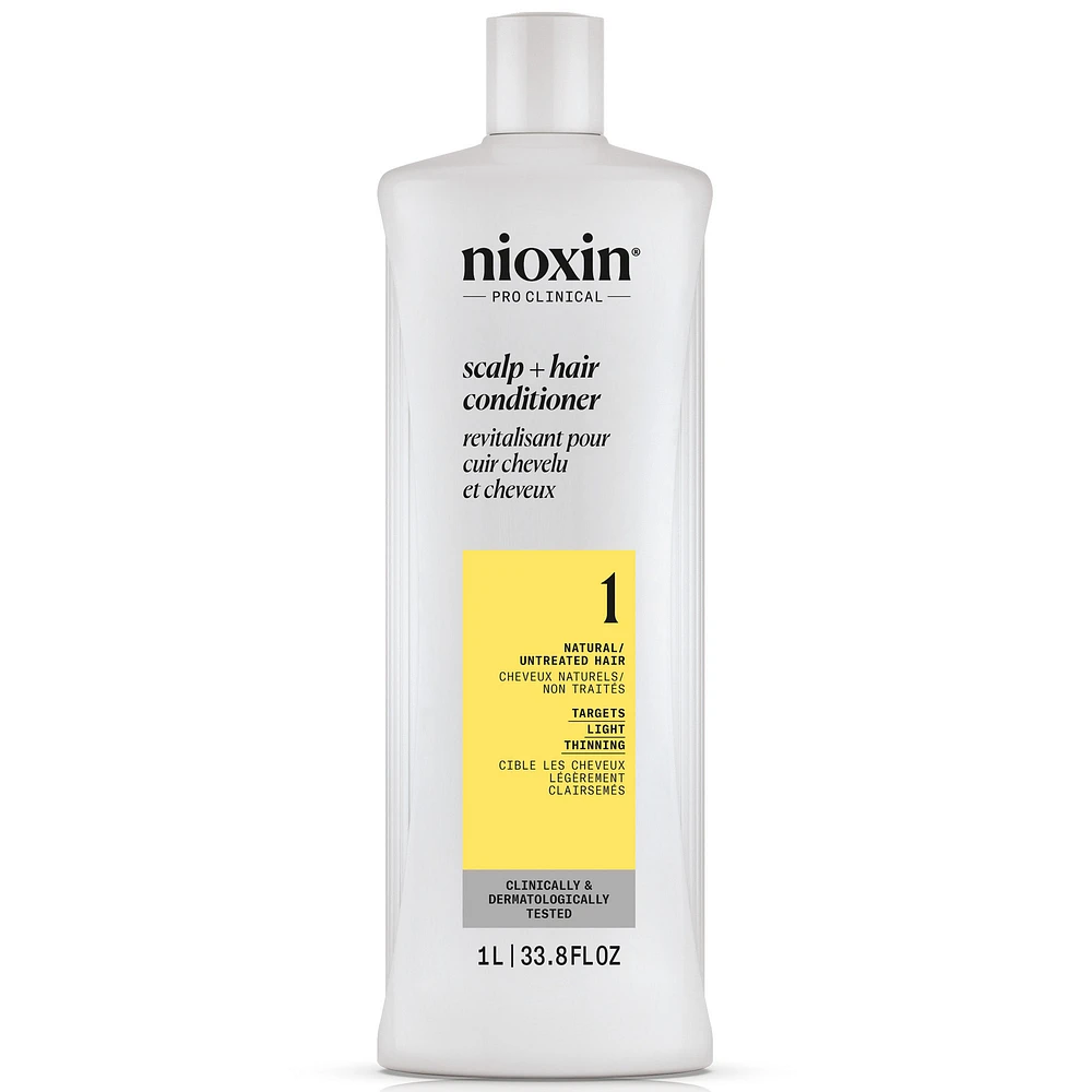 NIOXIN - SYSTÈME 1 Cheveux Naturels Légèrement Clairsemés | Revitalisant