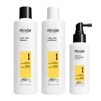NIOXIN - SYSTÈME 1 Cheveux Naturels Légèrement Clairsemés | Kit Trousse 3 mois
