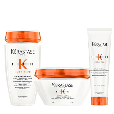 Nutritive | Routine Hydratation Intense pour Cheveux Moyens à Épais