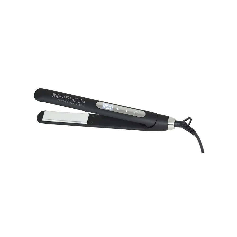 INFASHION PRO - TITANIUM TOUCH Professional Flat Iron / Fer Plat Professionnel 1'' - AET2005-BK