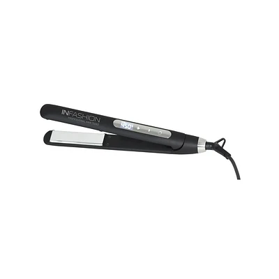 INFASHION PRO - TITANIUM TOUCH Professional Flat Iron / Fer Plat Professionnel 1'' - AET2005-BK