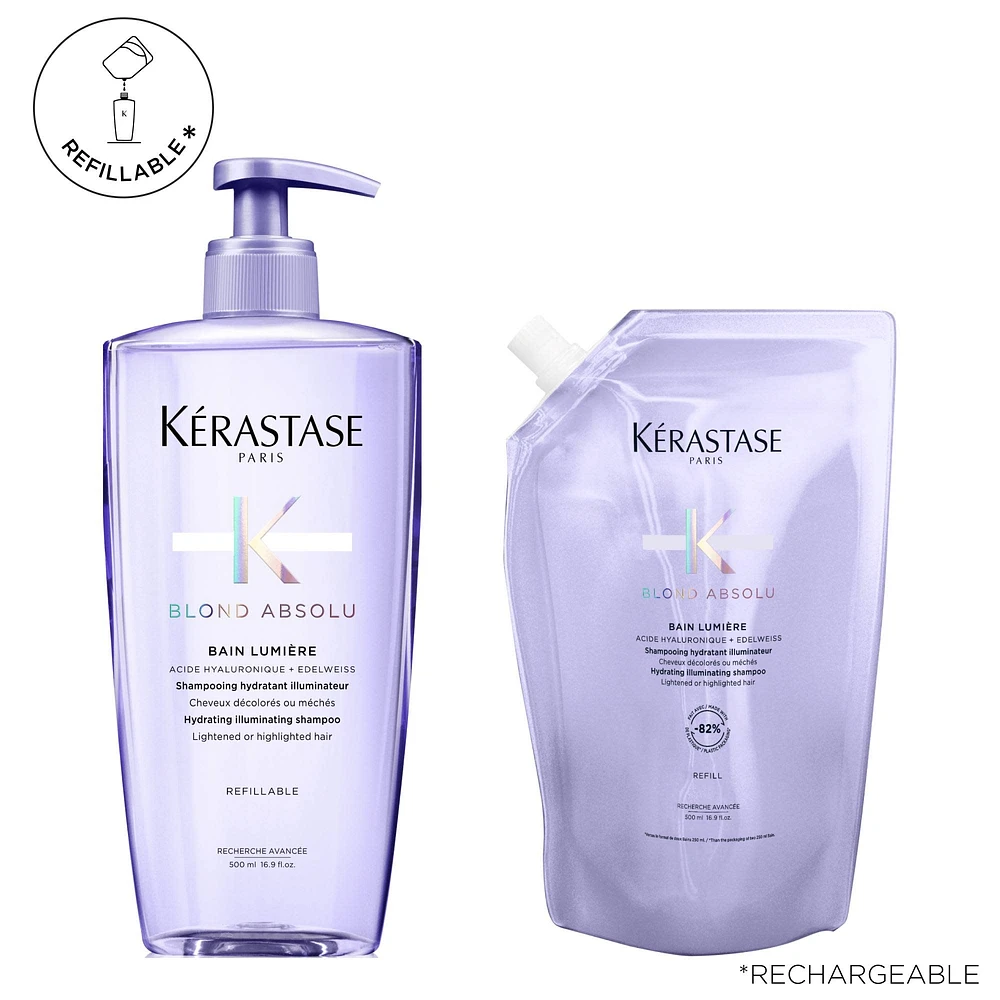 Blond Absolu | *Duo Éco-Recharge Bain Lumière (*500ml/16.9oz)