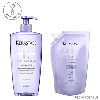 Blond Absolu | *Duo Éco-Recharge Bain Lumière (*500ml/16.9oz)