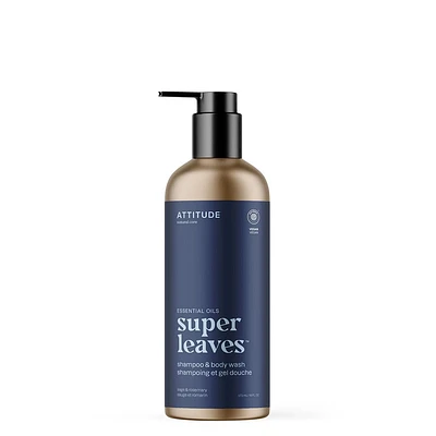 Super Leaves | Shampooing & Gel Douche | Sauge et Romarin