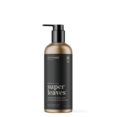 Super Leaves | Shampooing et Gel Douche | Patchouli et Poivre Noir