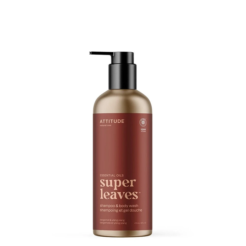 Super Leaves | Shampooing & Gel Douche | Bergamote & Ylang-Ylang