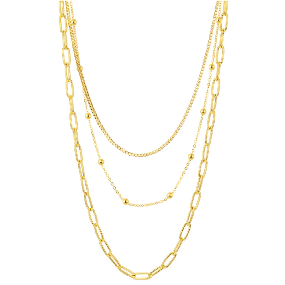 HITS : Clip Necklace Gold O/S