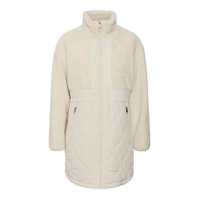 Vero Moda : Alison Teddy Quilted Coat