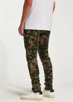 Embellish NYC : Ryan Camo Destroy Denim