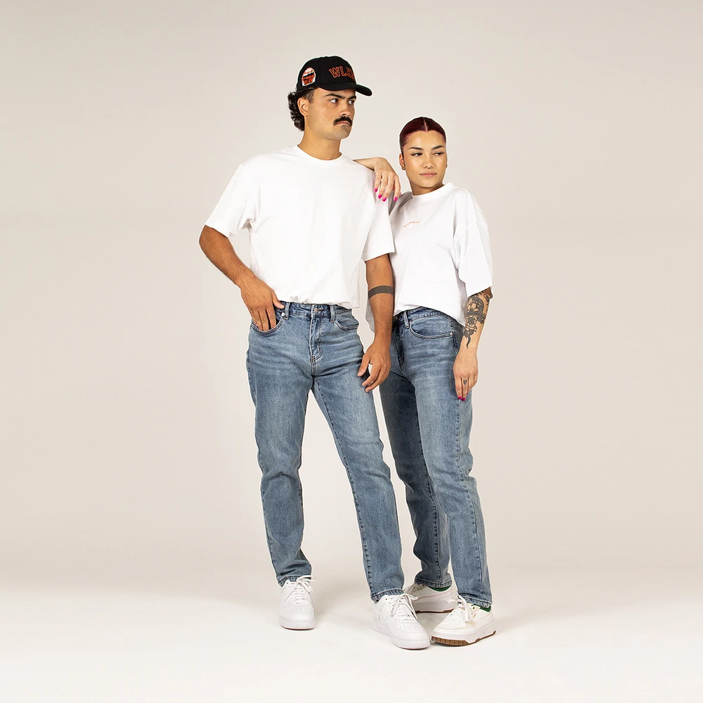 WLKN : Mookie Relaxed Fit Denim Pants, BL
