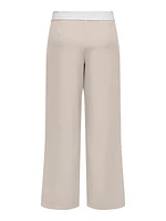 Only : HW Fold-Down Pleated Trousers