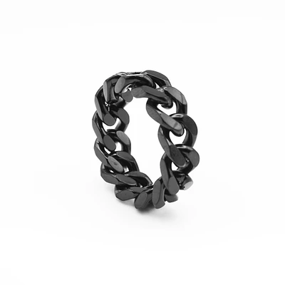 Hits : Cuban Chain Ring - Black
