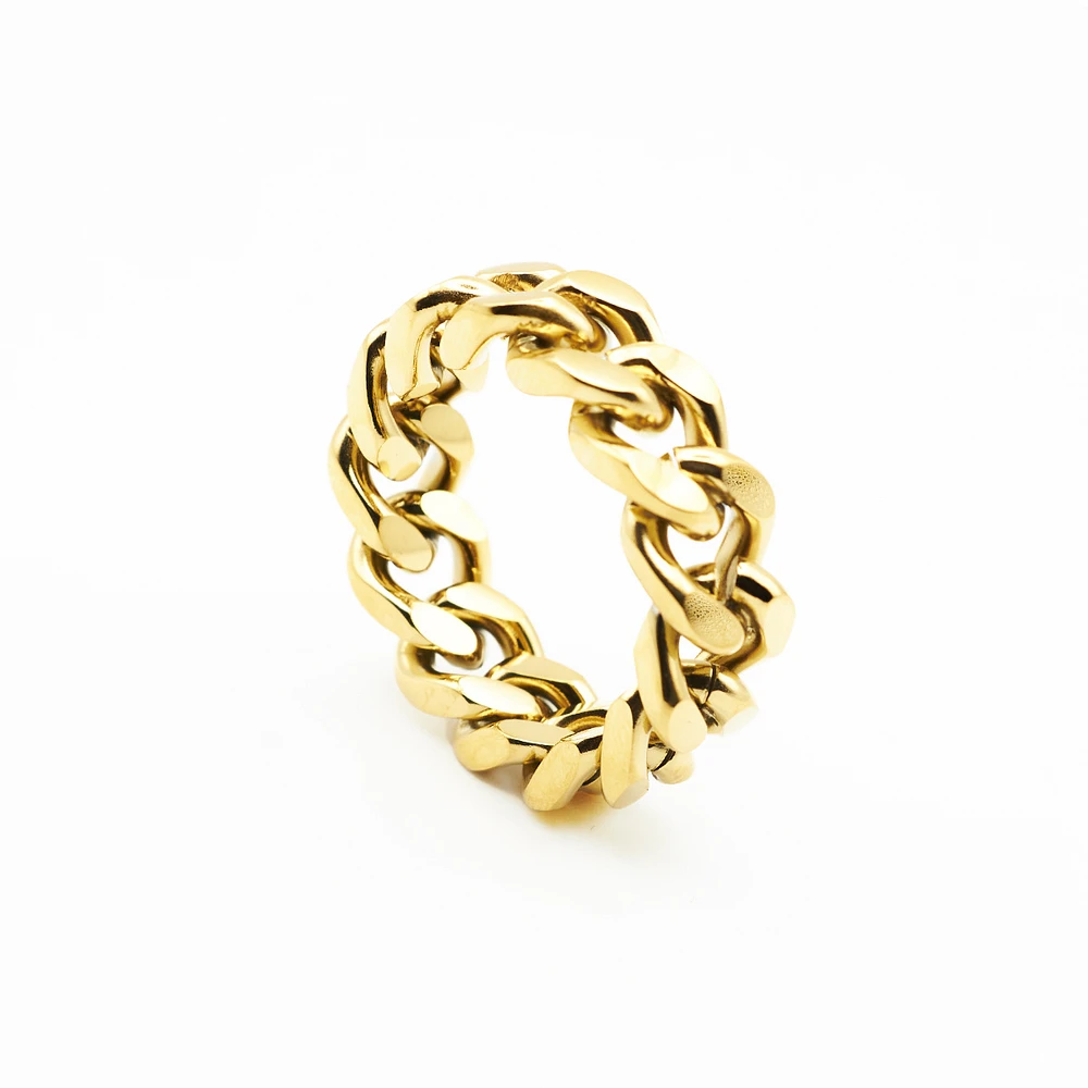Hits : Cuban Chain Ring - Gold