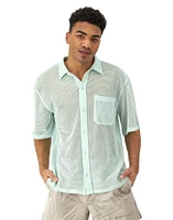 Champion : Mesh Button Down Shirt
