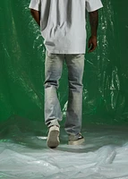 Embellish NYC : Delta Skinny Distressed Denim