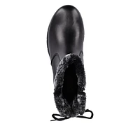 RIEKER Y1350-00 Wedge Bootie (Fur Trim)