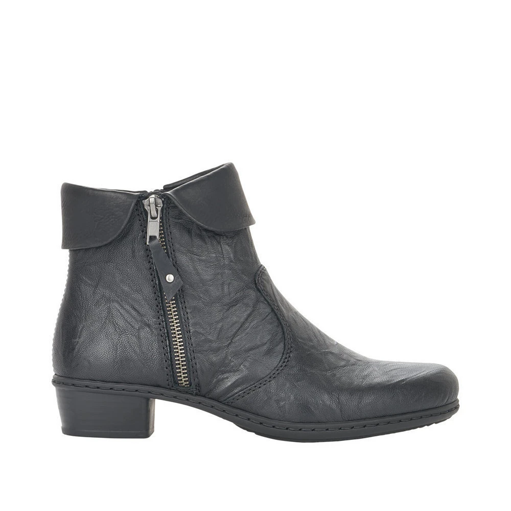 RIEKER Y07A8-01 Zipper Bootie