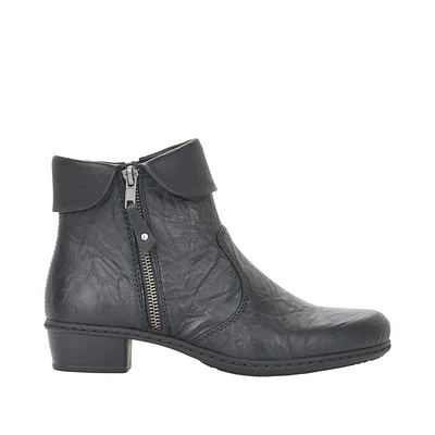 RIEKER Y07A8-01 Zipper Bootie