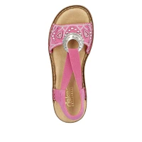 RIEKER 608B9-31 Bkstrap Sandal (Studs)