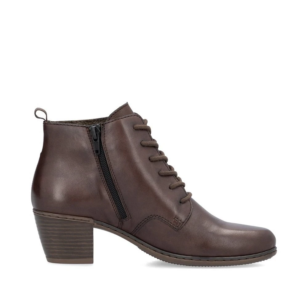 RIEKER Y2101-25 Lace Heel Bootie