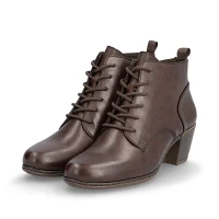 RIEKER Y2101-25 Lace Heel Bootie