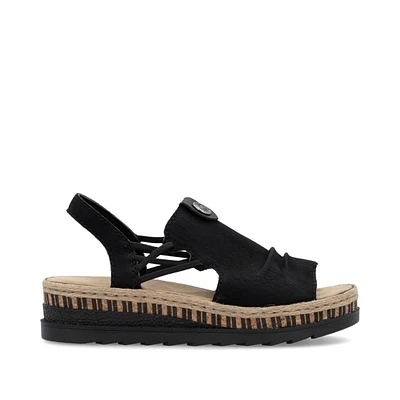 RIEKER V7972-00 Wrapped Sandal