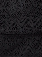 Wire-Free High Neck Crochet Bikini Top