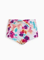 High-Rise Knot Front Swim Bottom