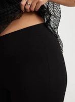 Premium Legging with Twisted Mesh Side
