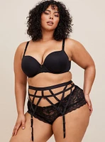 Lace Cheeky Panty With Open Gusset